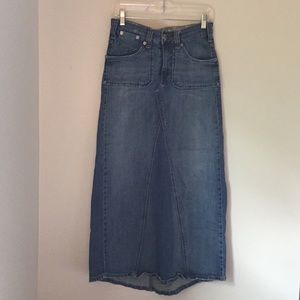 Levi’s Jeans Denim Maxi Skirt